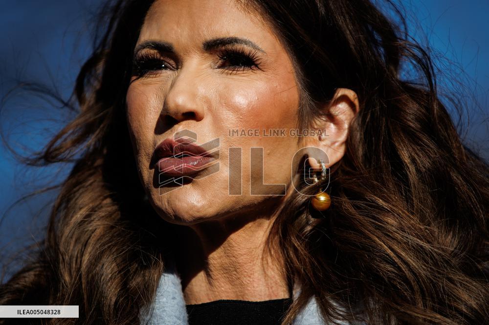 DC: U.S. Homeland Security Sec. Kristi Noem at White House