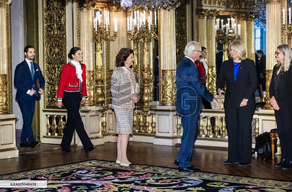 COUNTY GOVERNORS MEET THE ROYAL FAMILY