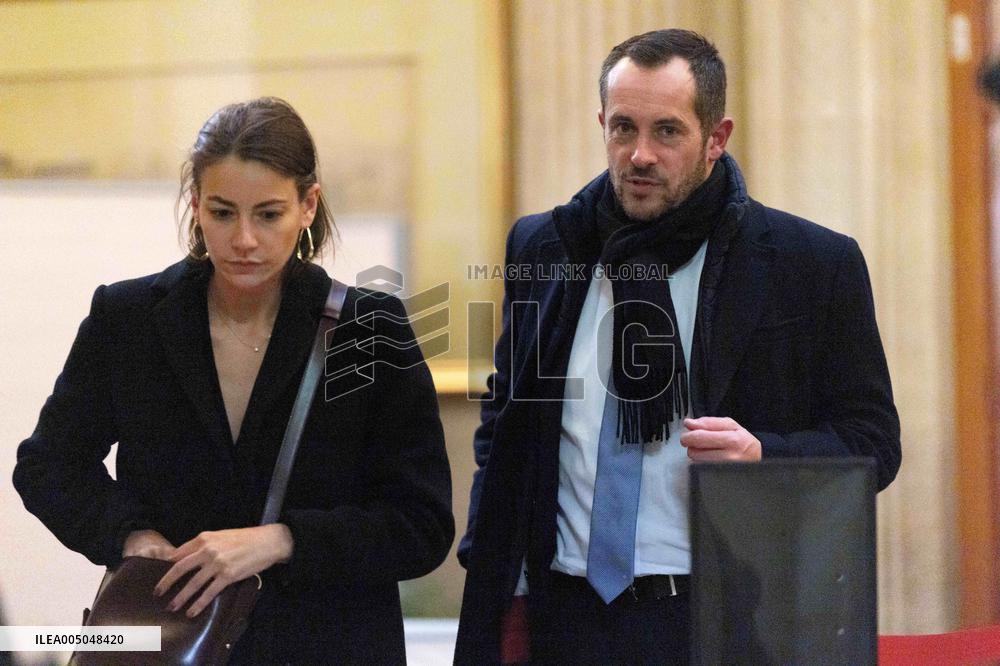 Appeal trial of Marine Le Pen and RN’s officials during a break - Paris AJ