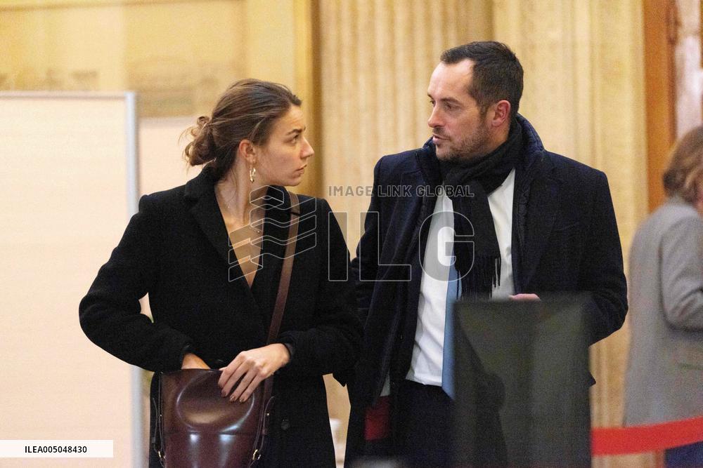 Appeal trial of Marine Le Pen and RN’s officials during a break - Paris AJ