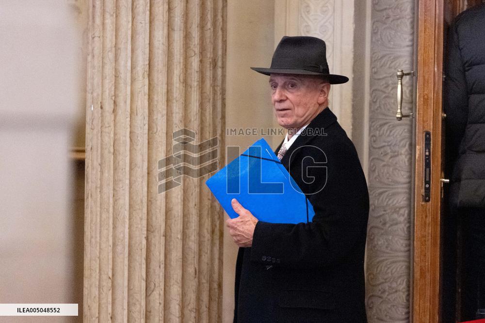 Appeal trial of Marine Le Pen and RN’s officials during a break - Paris AJ