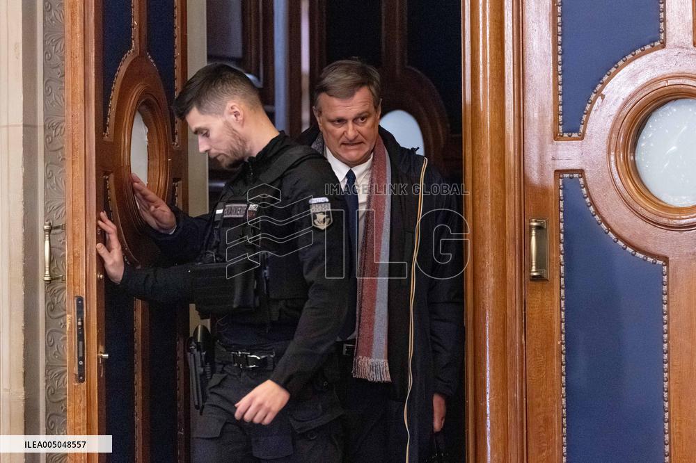 Appeal trial of Marine Le Pen and RN’s officials during a break - Paris AJ