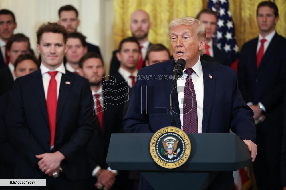 DC: President Trump honors the 2025 Stanley Cup Champions the Florida Panthers