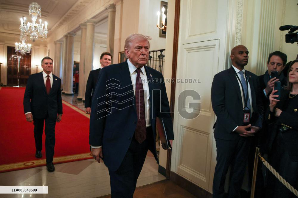 DC: President Trump honors the 2025 Stanley Cup Champions the Florida Panthers