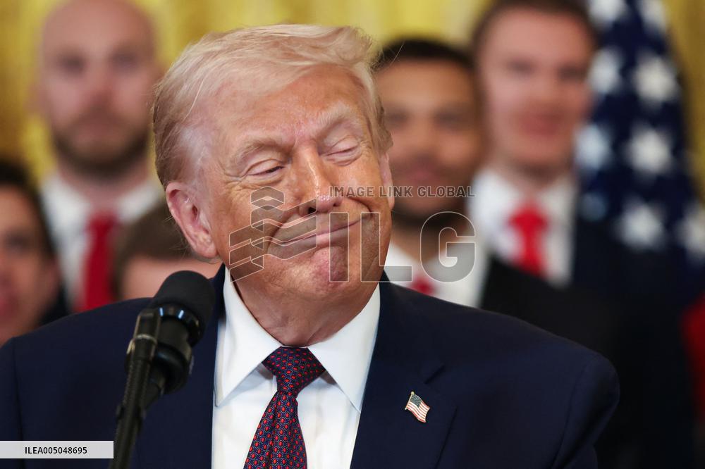 DC: President Trump honors the 2025 Stanley Cup Champions the Florida Panthers