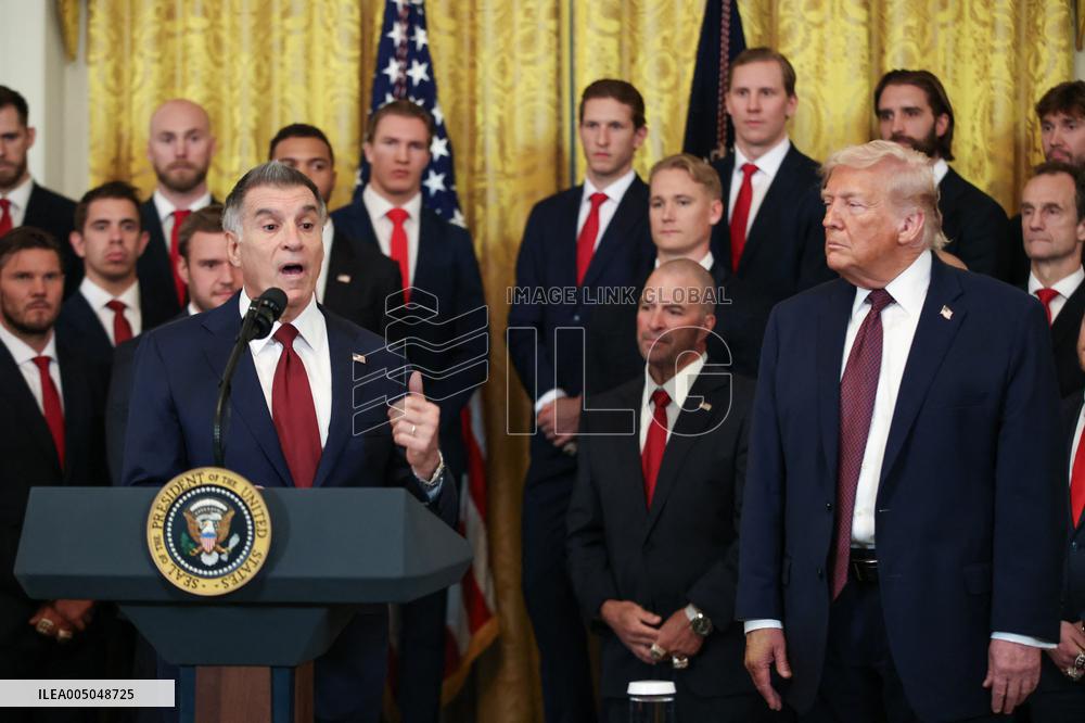 DC: President Trump honors the 2025 Stanley Cup Champions the Florida Panthers