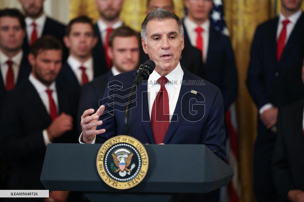 DC: President Trump honors the 2025 Stanley Cup Champions the Florida Panthers