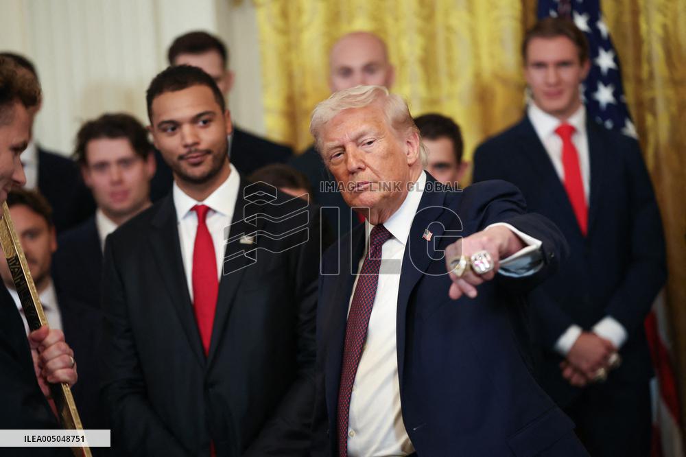 DC: President Trump honors the 2025 Stanley Cup Champions the Florida Panthers