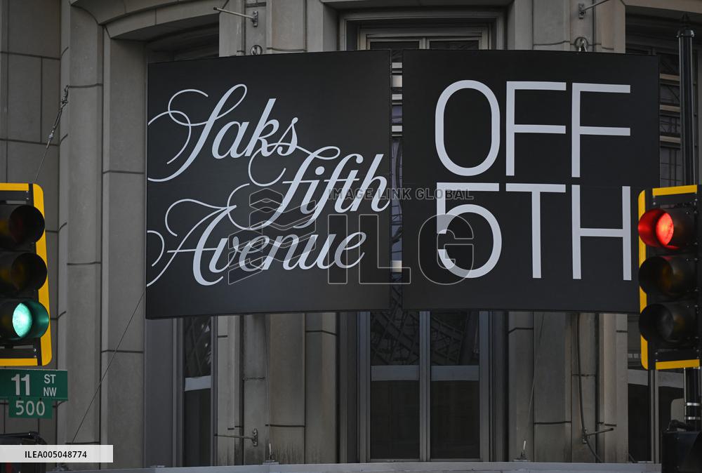 Saks Files for Bankruptcy as Department Stores Fight for Survival