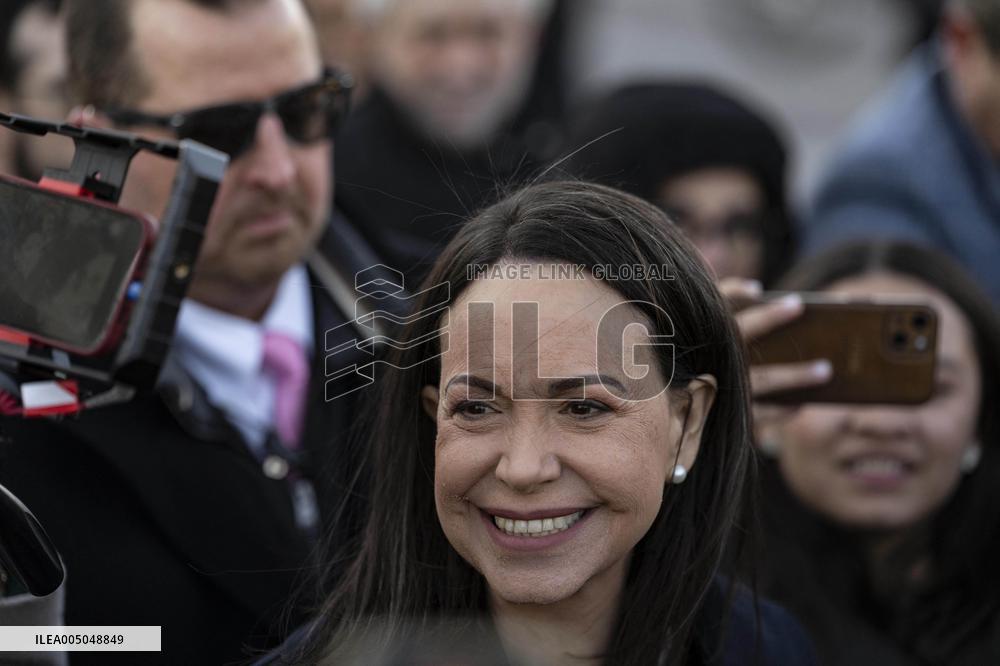 María Corina Machado Visits US Capitol