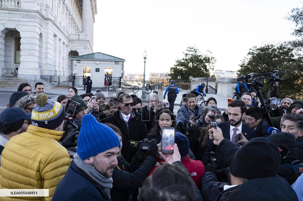 María Corina Machado Visits US Capitol