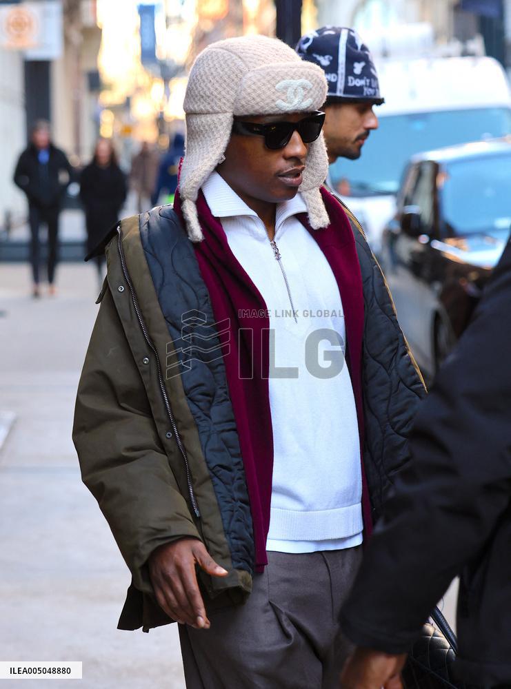 ASAP Rocky out in New York