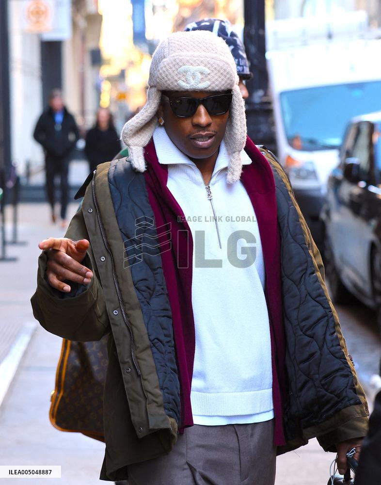 ASAP Rocky out in New York