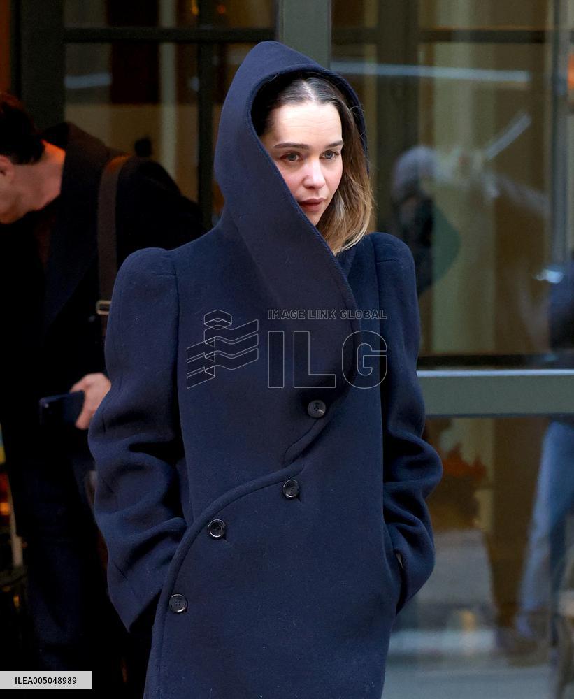 Emilia Clarke out in New York