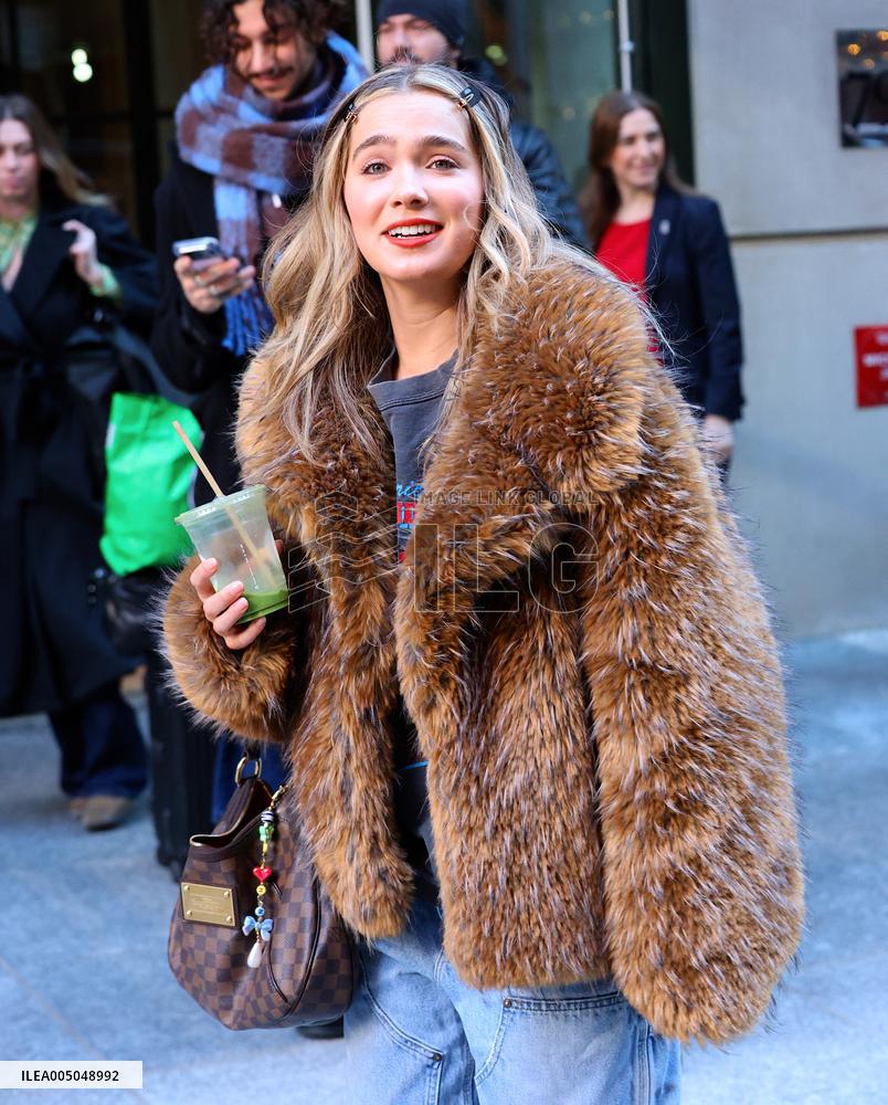 Haley Lu Richardson out in New York