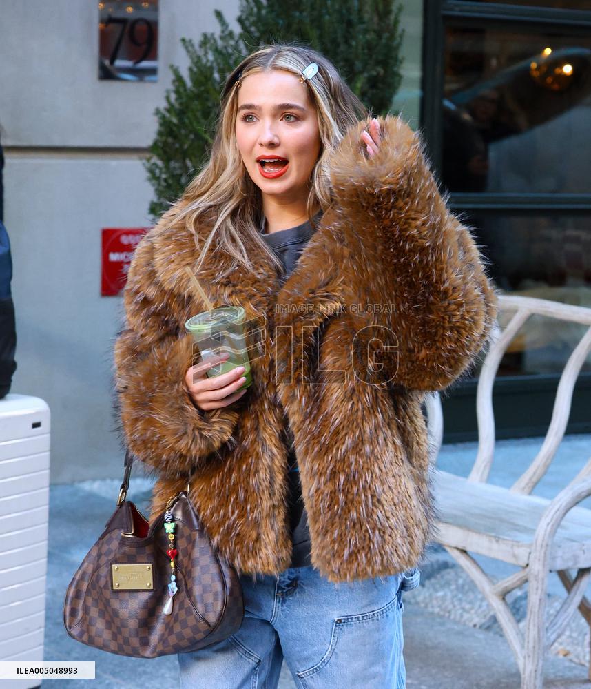 Haley Lu Richardson out in New York