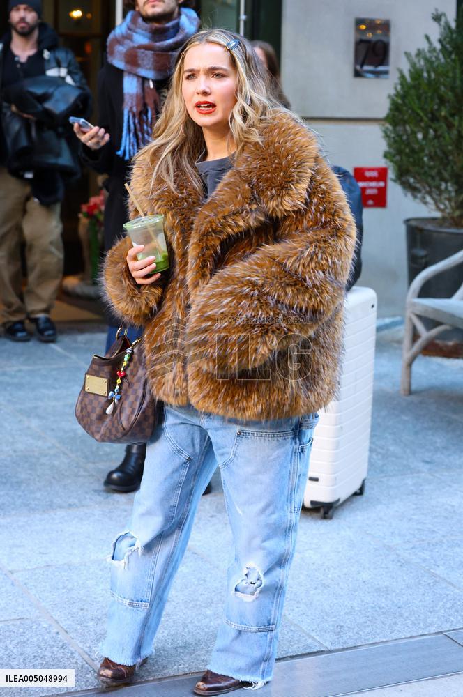 Haley Lu Richardson out in New York