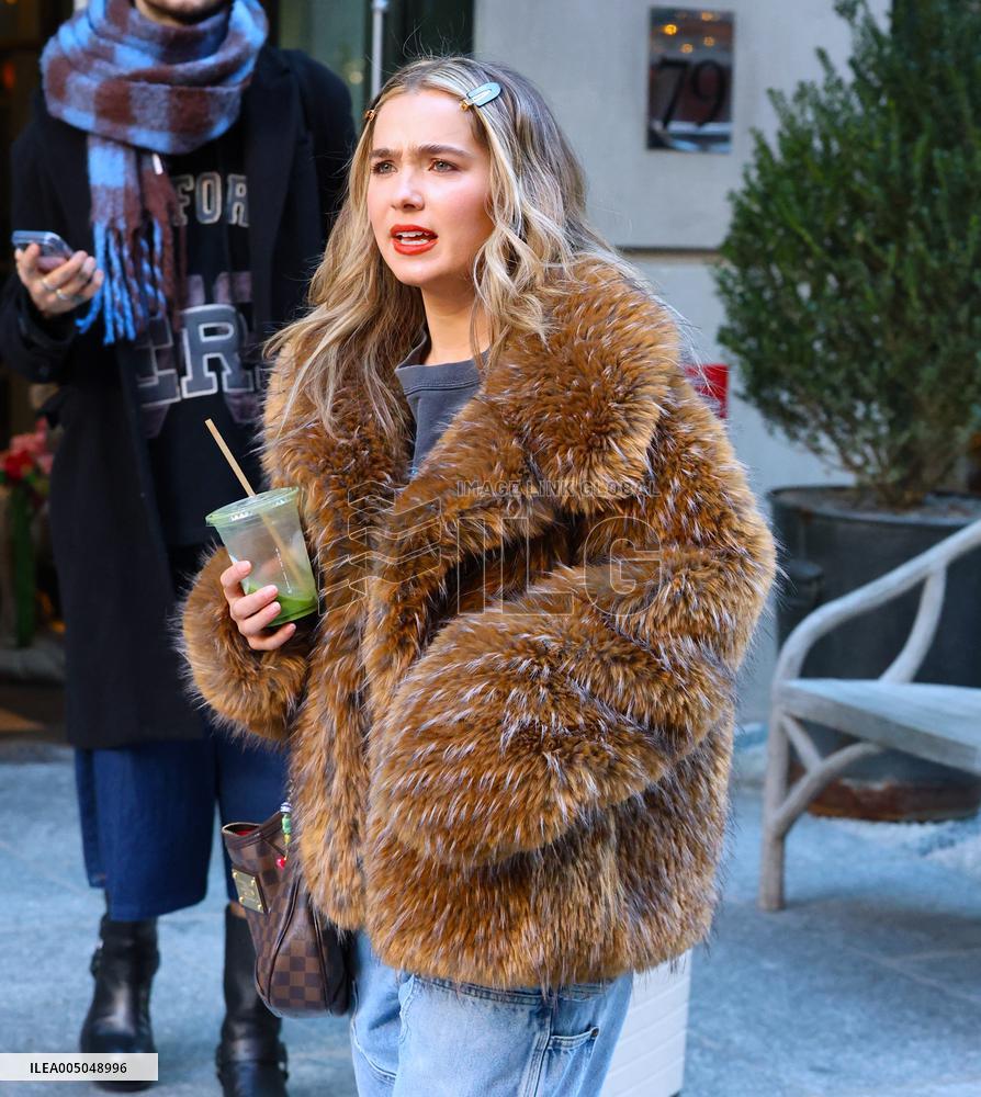 Haley Lu Richardson out in New York