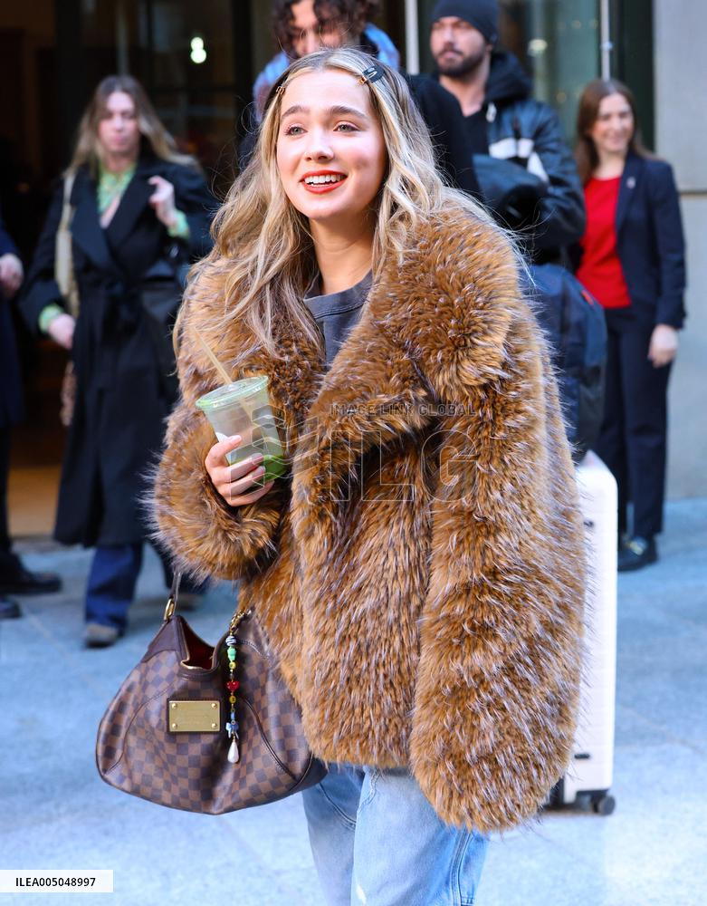 Haley Lu Richardson out in New York