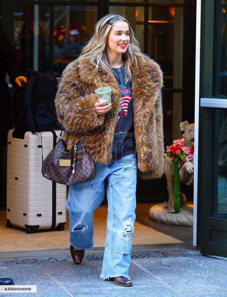 Haley Lu Richardson out in New York