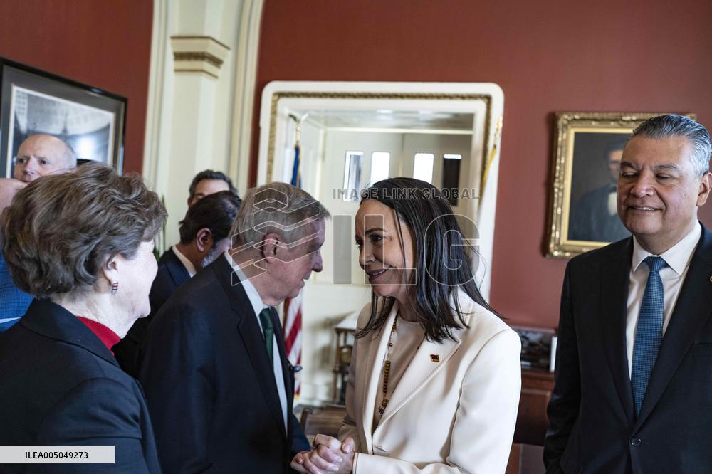 María Corina Machado Visits US Capitol
