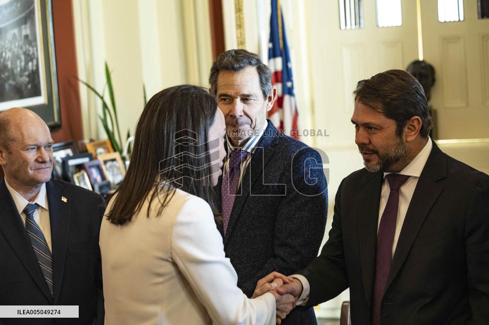 María Corina Machado Visits US Capitol
