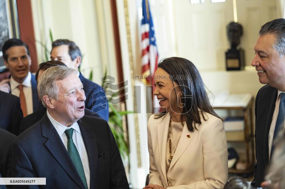 María Corina Machado Visits US Capitol