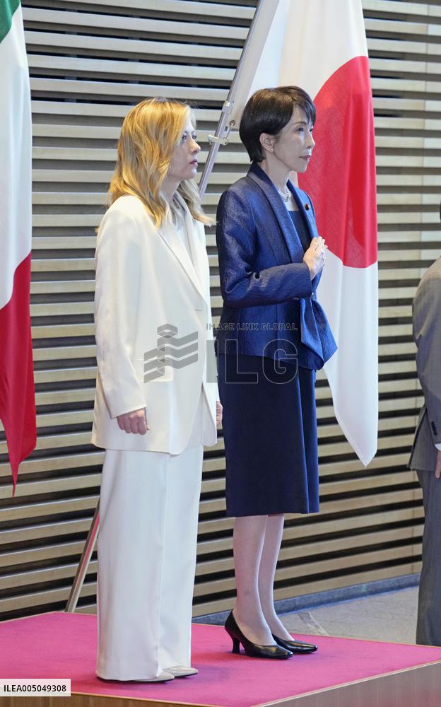 Italy's PM Meloni in Tokyo