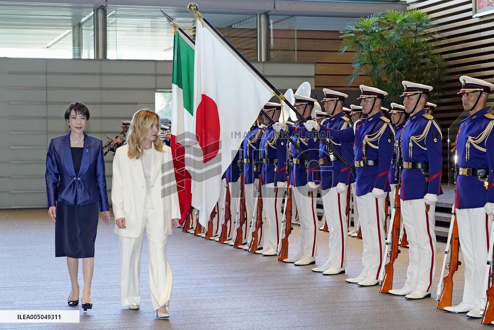 Italy's PM Meloni in Tokyo
