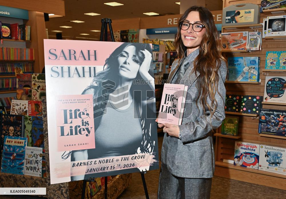 Sarah Shahi book signing