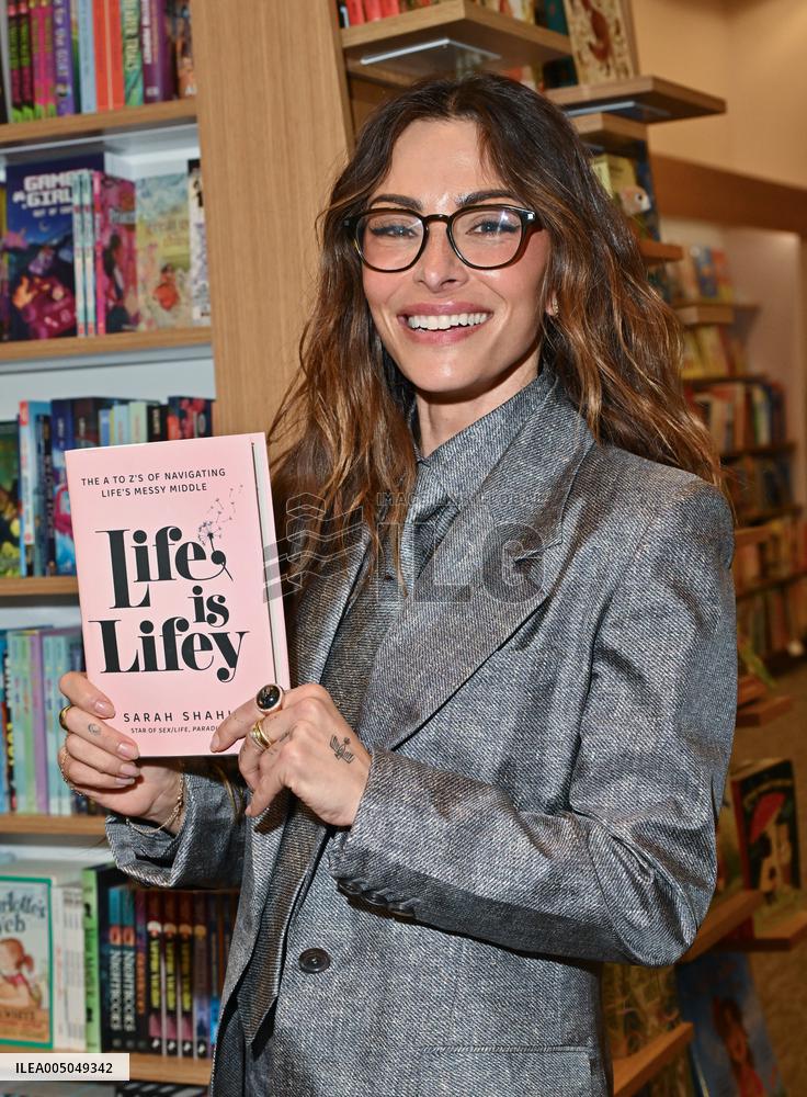 Sarah Shahi book signing