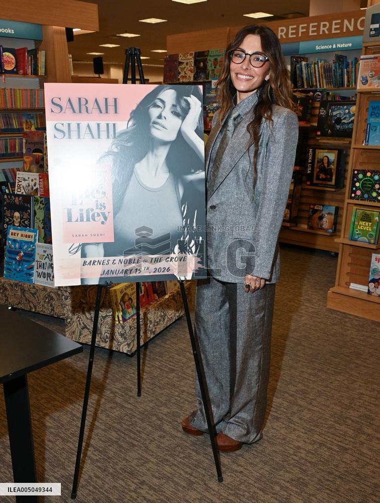 Sarah Shahi book signing