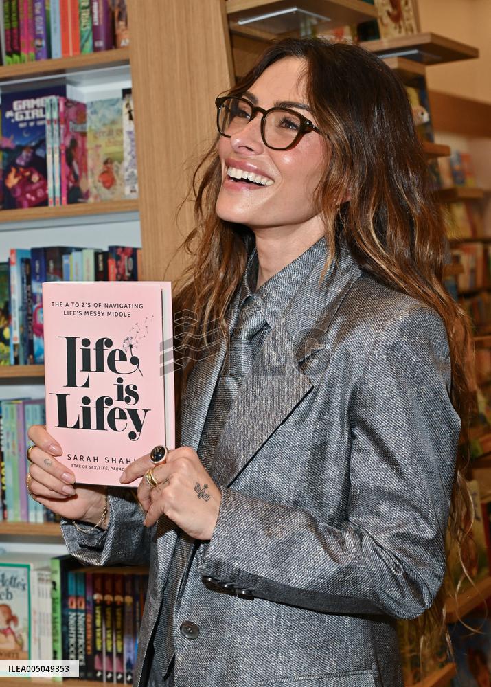 Sarah Shahi book signing