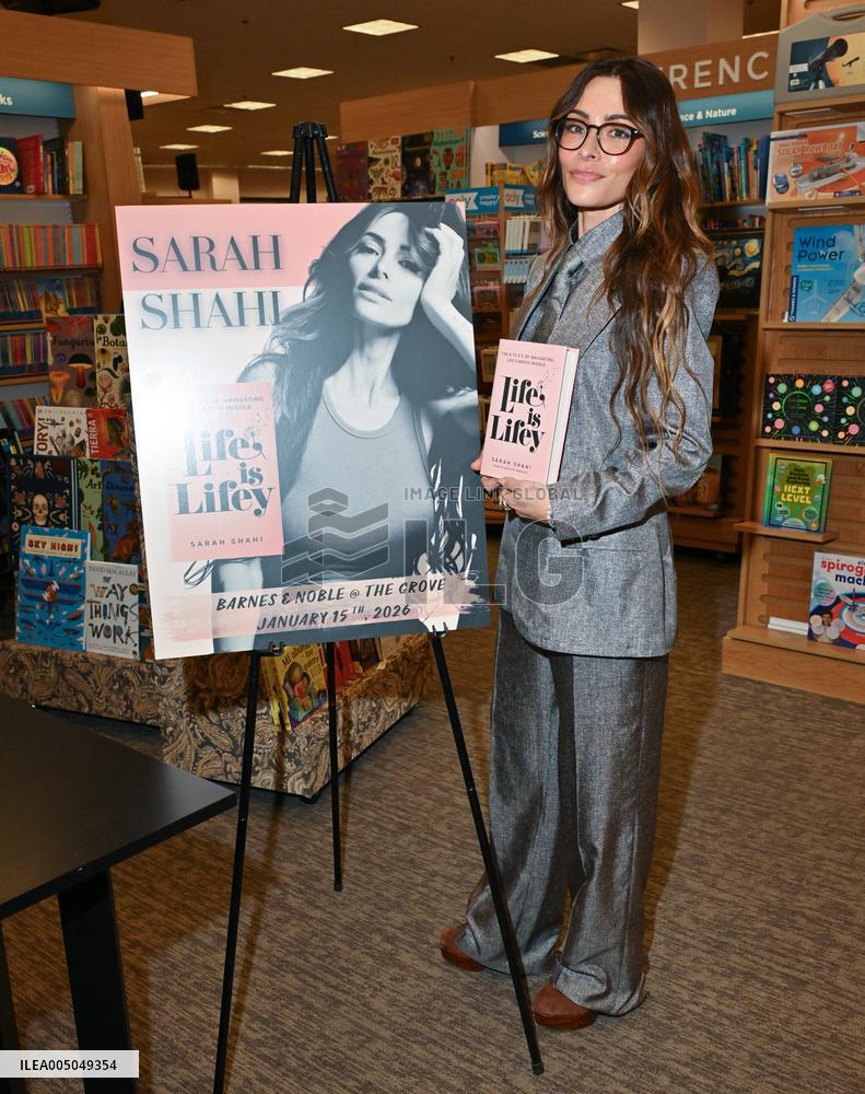 Sarah Shahi book signing