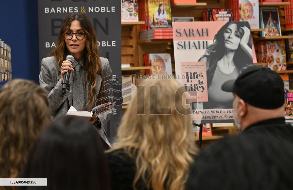 Sarah Shahi book signing