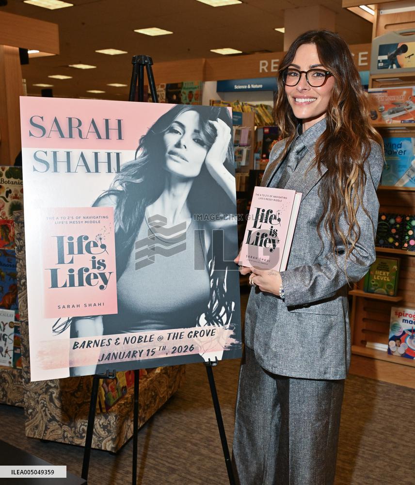 Sarah Shahi book signing