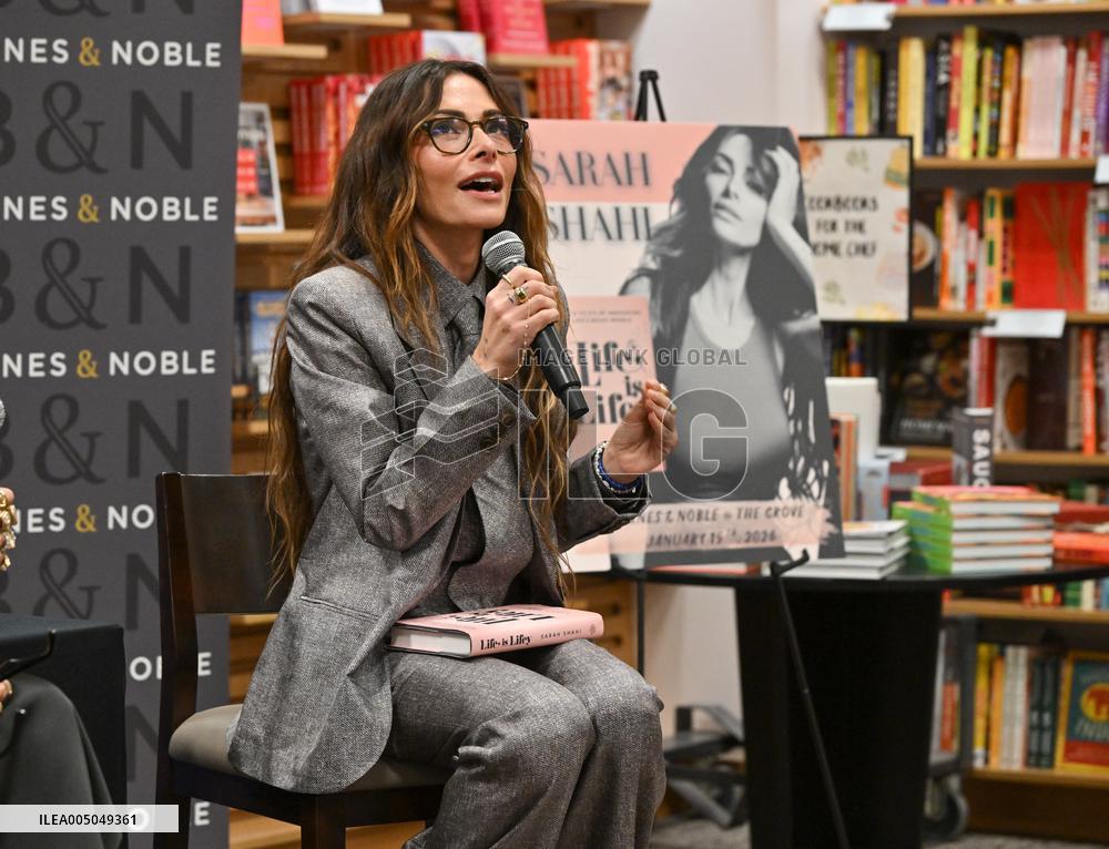 Sarah Shahi book signing