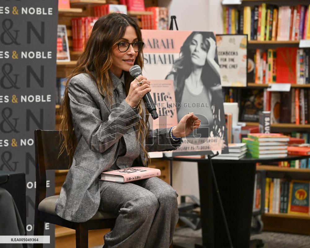 Sarah Shahi book signing