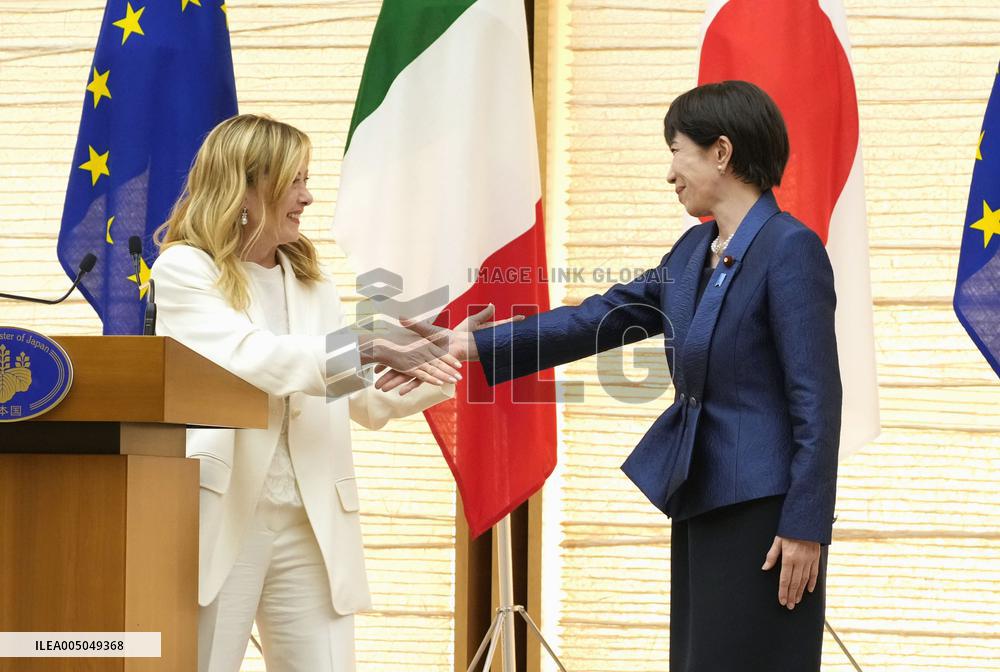 Japan-Italy talks in Tokyo