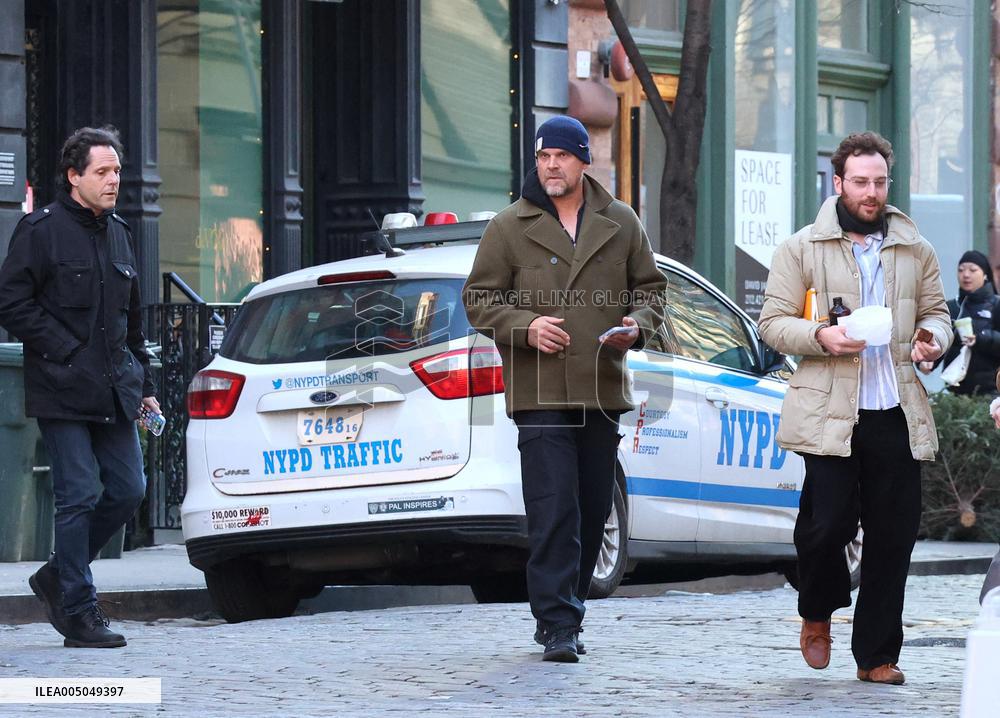 David Harbour out in New York City