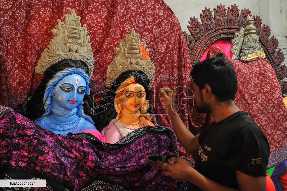 Saraswati Puja Preparation in Chattogram - Bangladesh