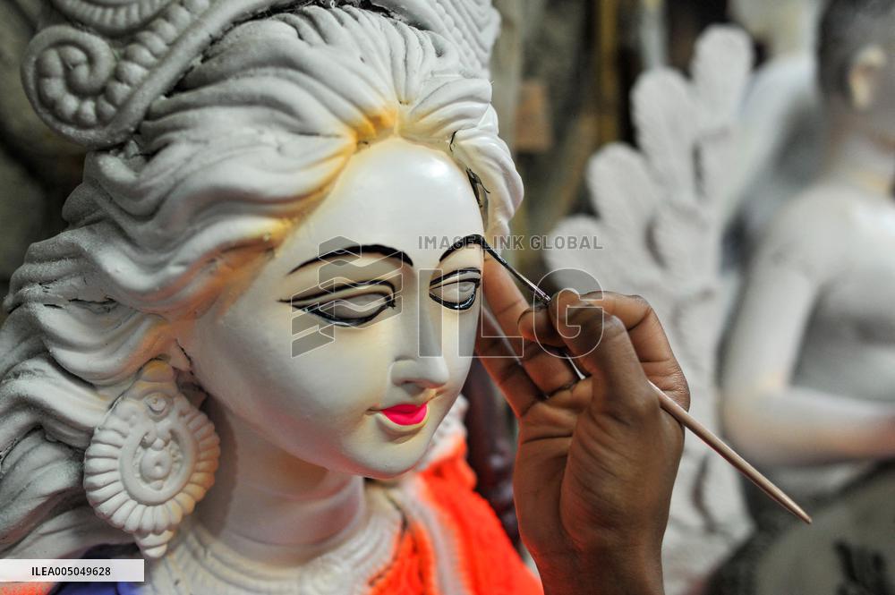 Saraswati Puja Preparation in Chattogram - Bangladesh