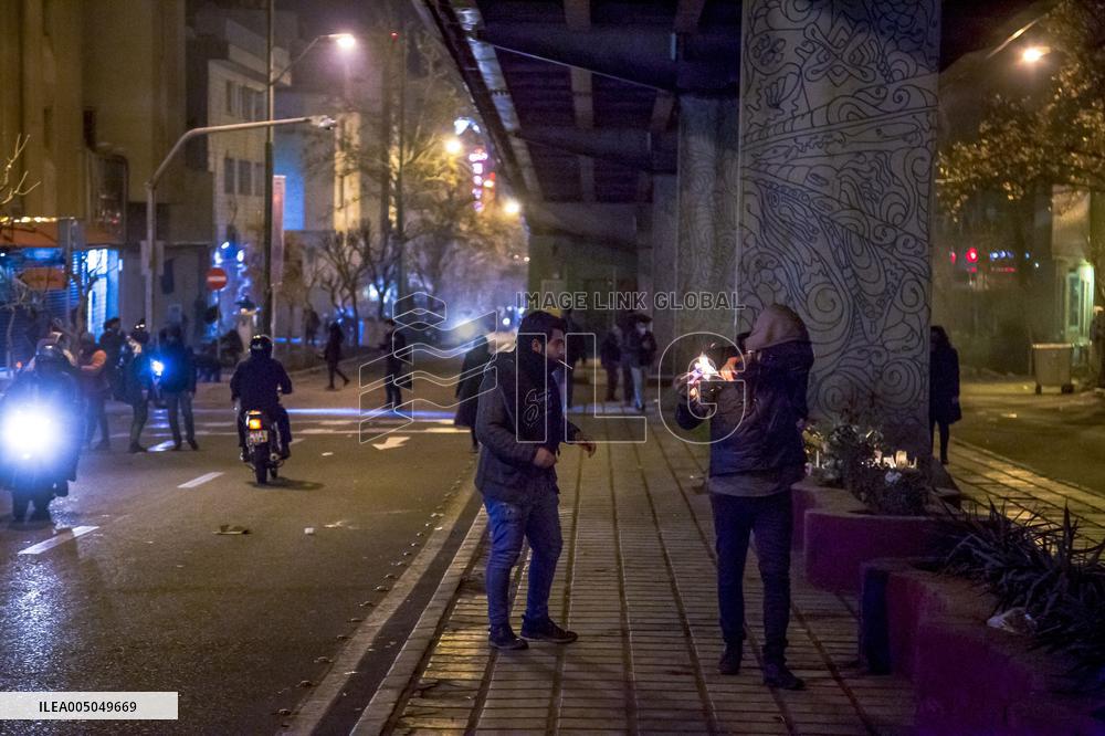 Tehran Students Rally for Plane Crash Victims - Iran