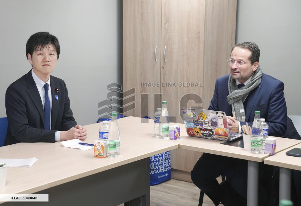 Japan farm minister Suzuki in Paris