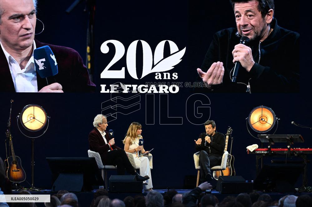 Patrick Bruel at 200th Anniversary of Le Figaro - Paris