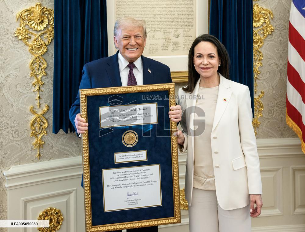 President Trump Meets Maria Corina Machado - Washington