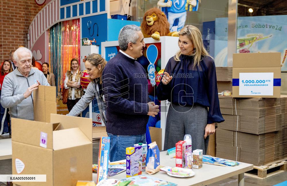 Queen Maxima Visits Jarige Job Wesley Foundation - Netherlands