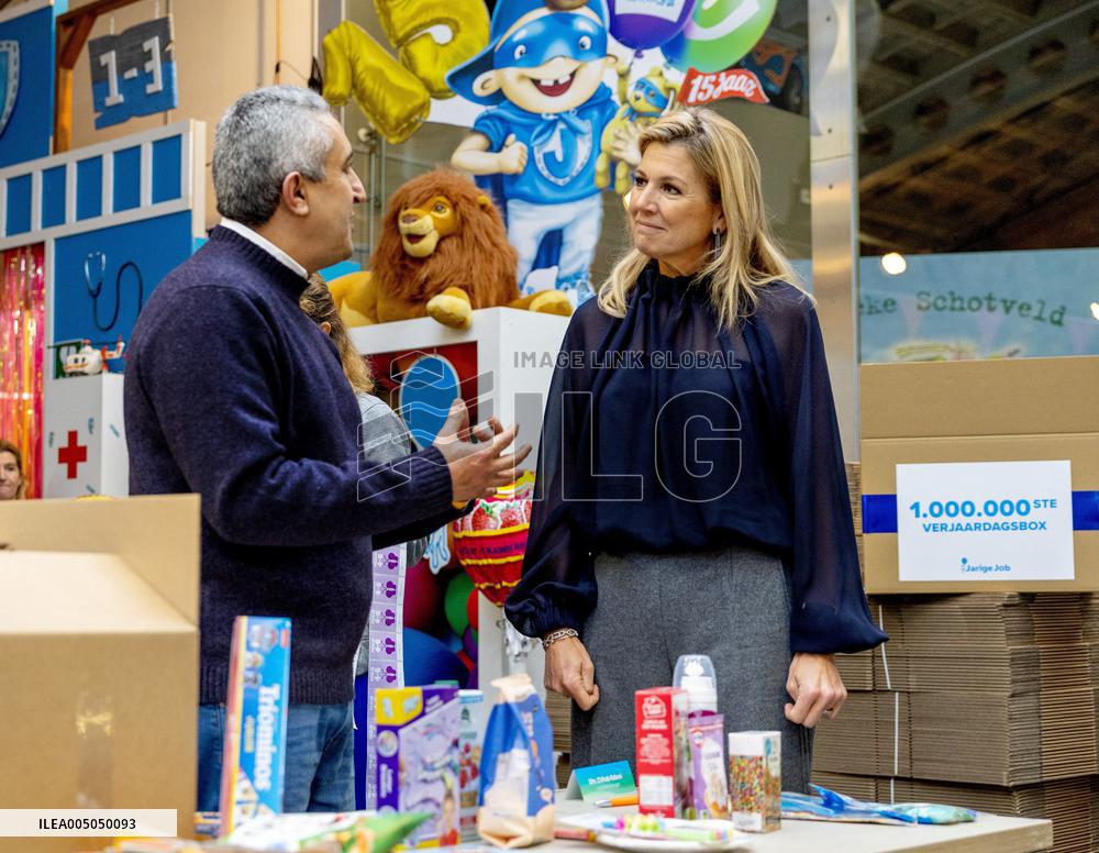 Queen Maxima Visits Jarige Job Wesley Foundation - Netherlands
