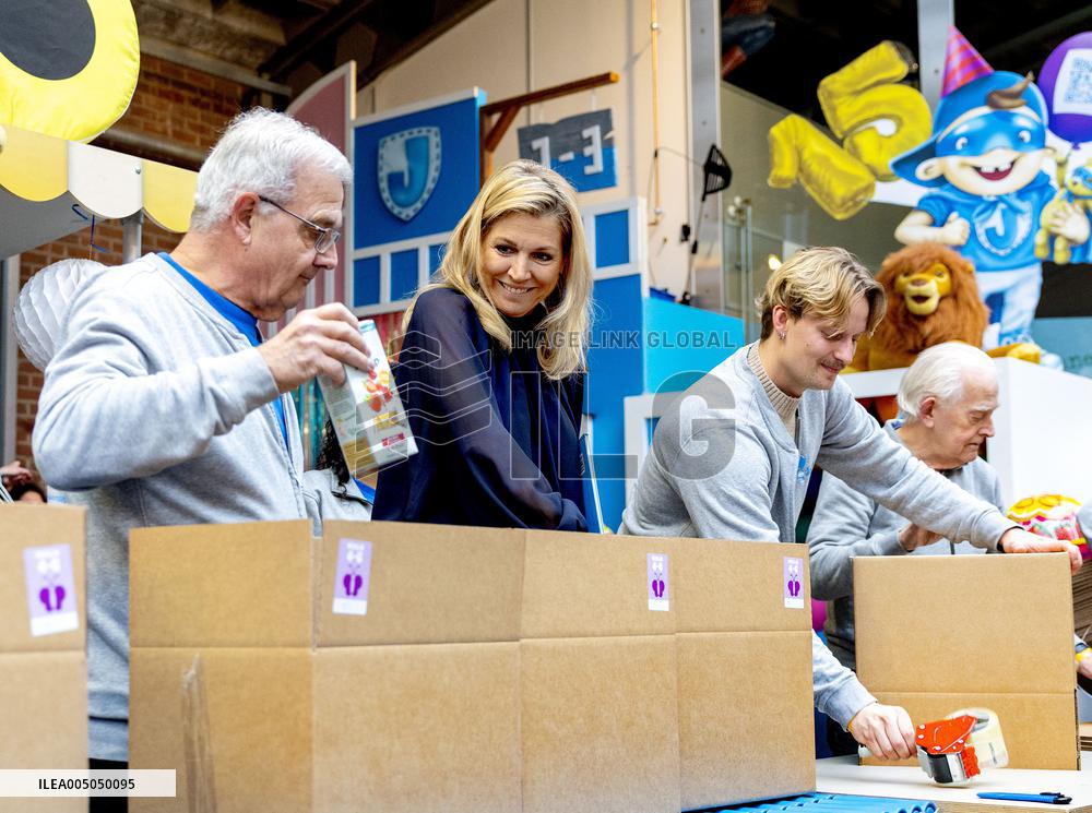 Queen Maxima Visits Jarige Job Wesley Foundation - Netherlands
