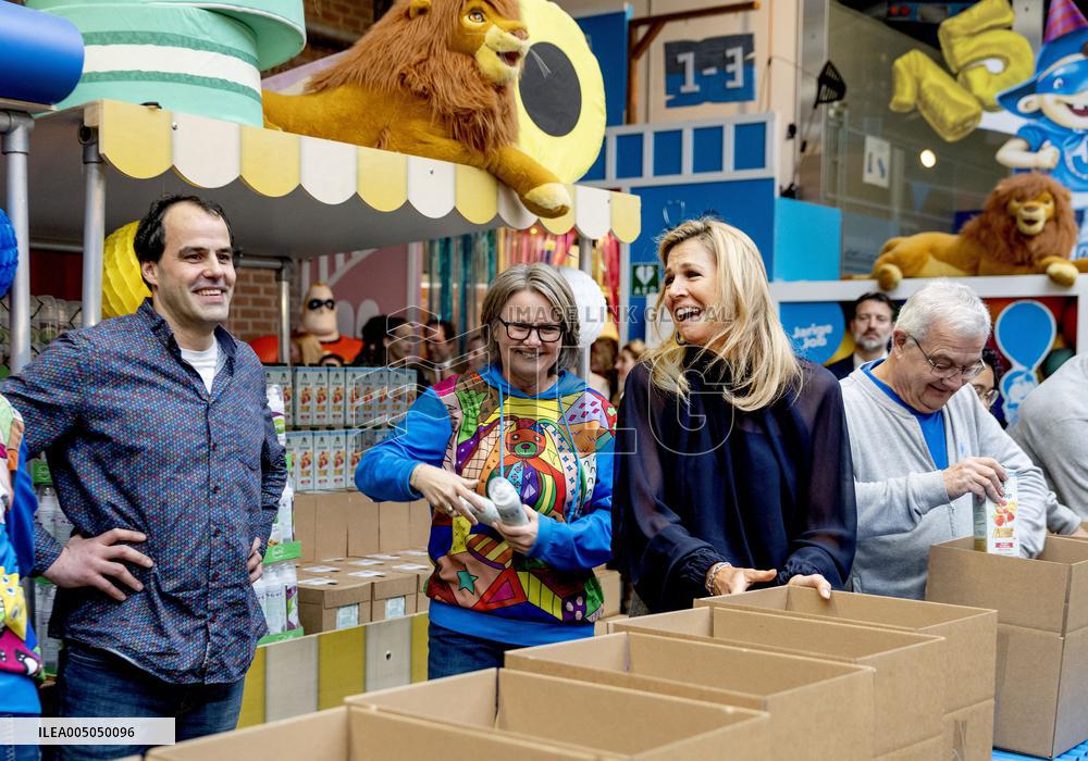 Queen Maxima Visits Jarige Job Wesley Foundation - Netherlands